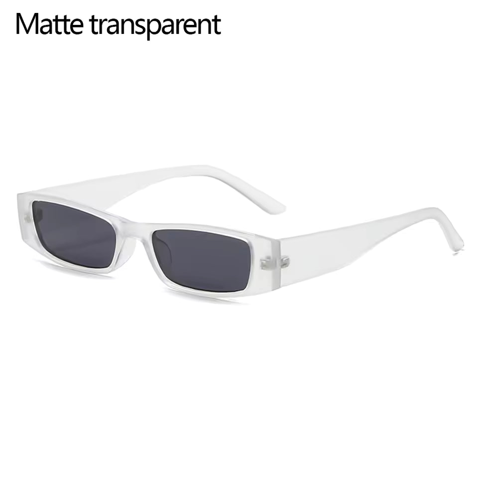 Vintage Small Rectangle Sunglasses – UV Protection