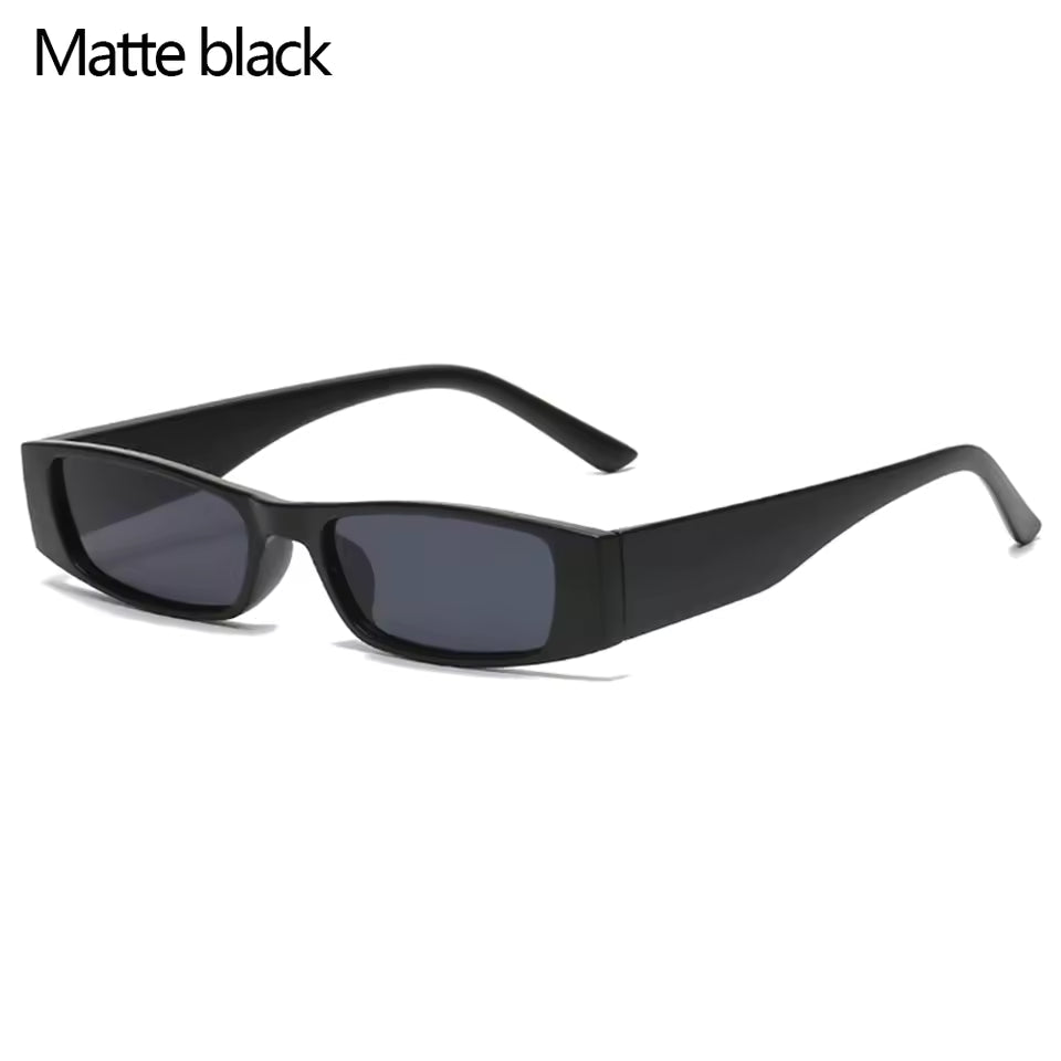 Vintage Small Rectangle Sunglasses – UV Protection