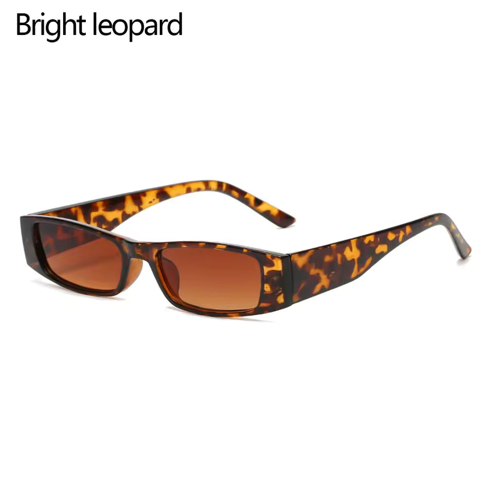 Vintage Small Rectangle Sunglasses – UV Protection