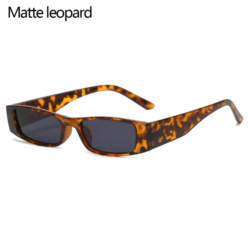 Vintage Small Rectangle Sunglasses – UV Protection
