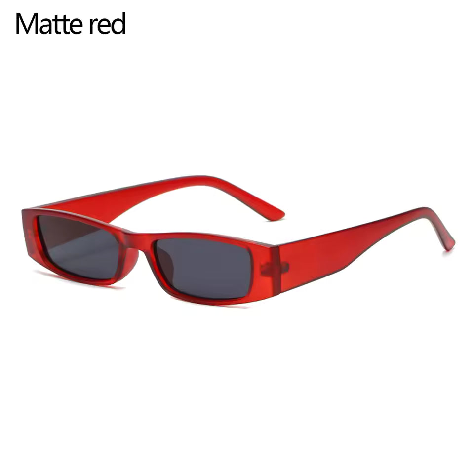 Vintage Small Rectangle Sunglasses – UV Protection
