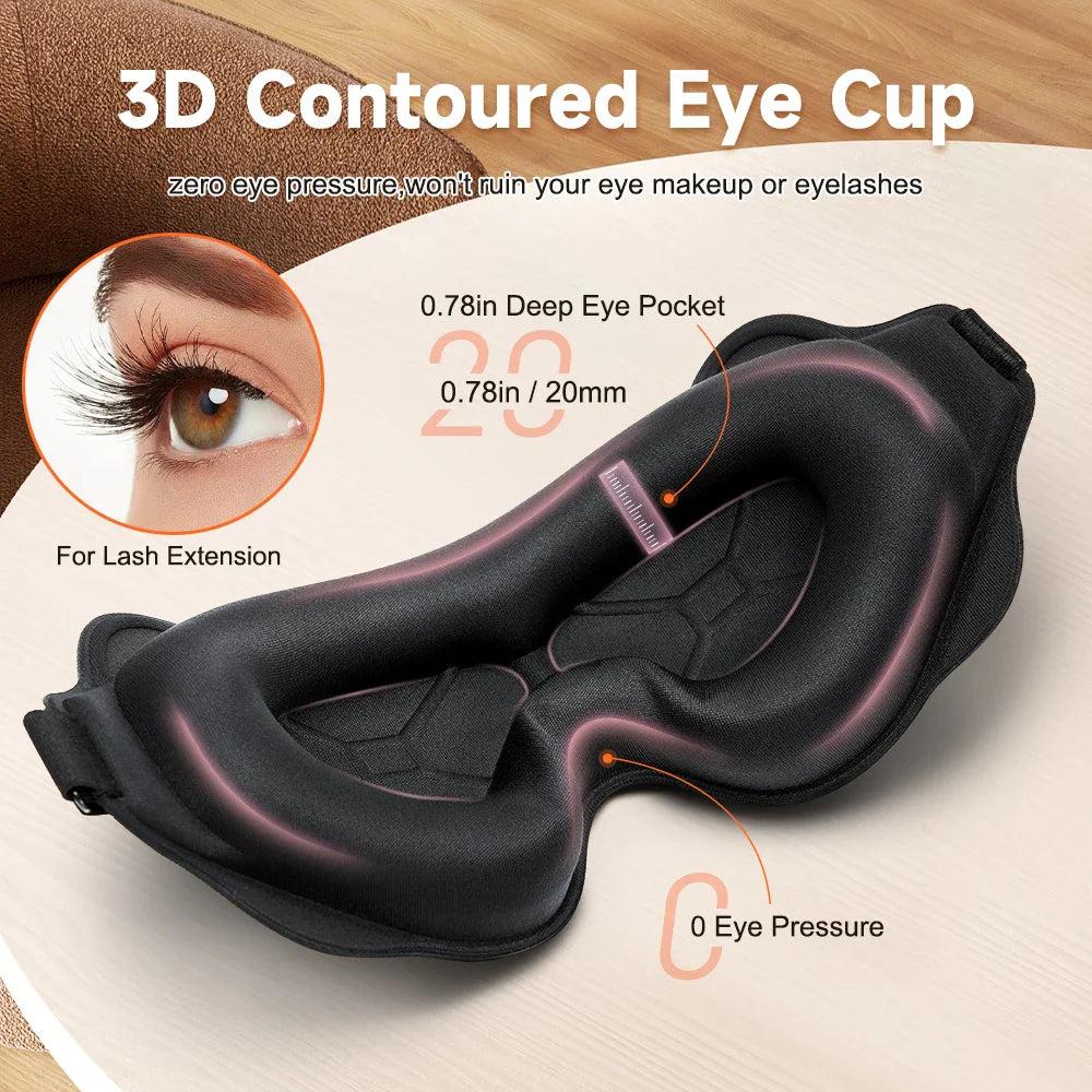 Dreamy Eyelash-Friendly Sleep Mask