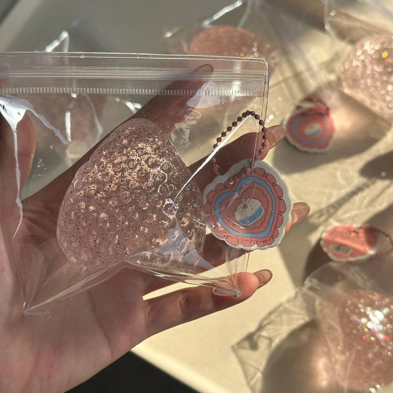 Strawberry Squeeze Squishy Toy